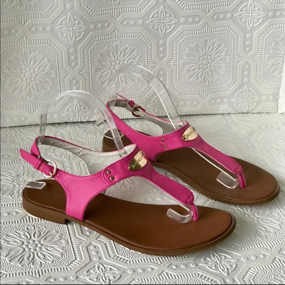 Mk pink sandals